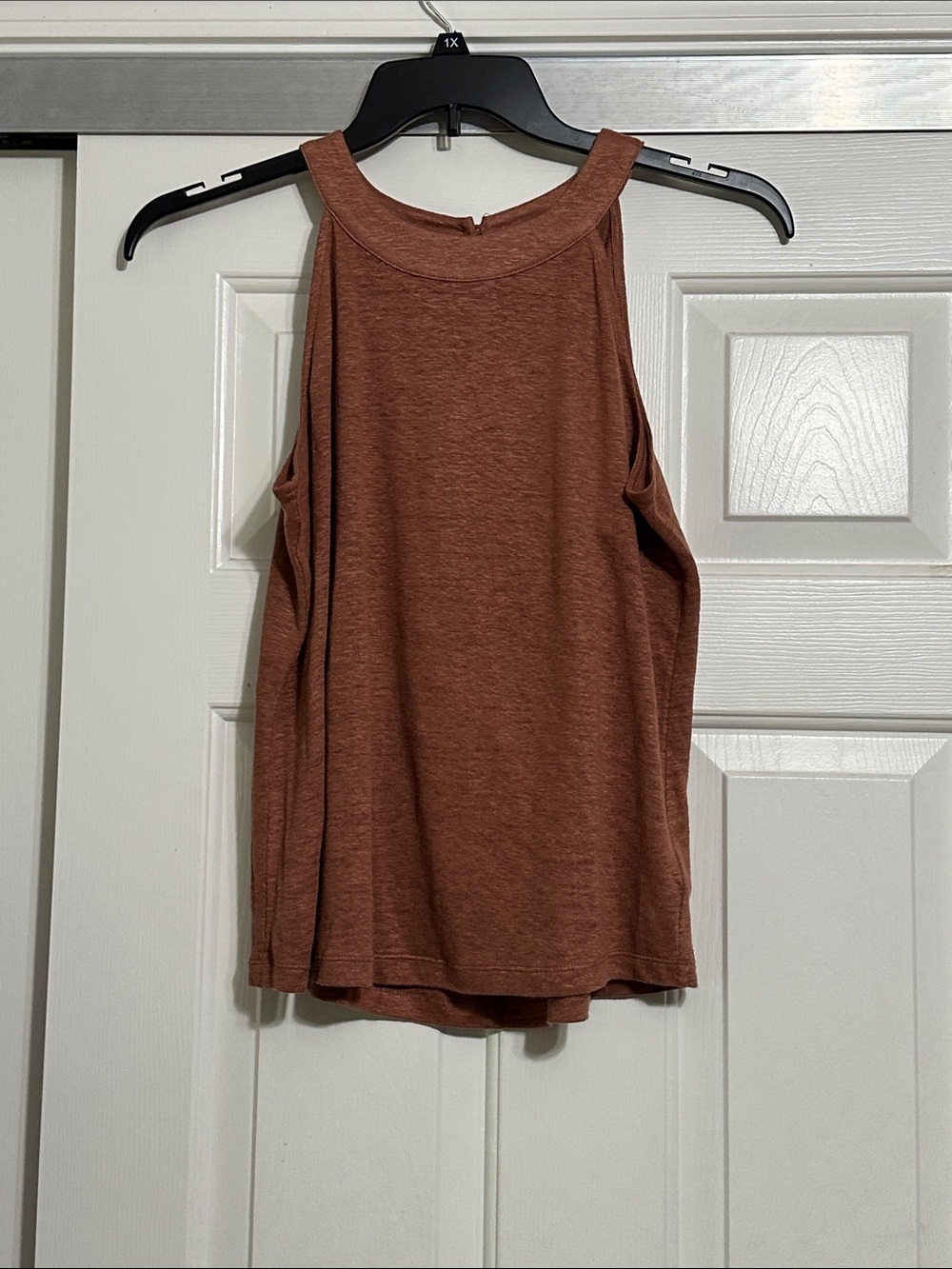 Joie Women's Linen High-Neck Tank Top